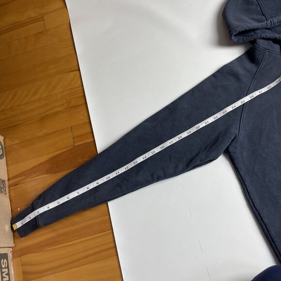 Mountain Hardwear Hoodie Sweatshirt Men's Size SMall Big LOGO Hoody Blue/Grey - Picture 10 of 13